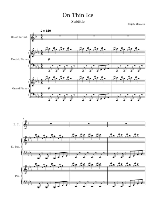 Clockwork – elijahmrls122 sheet music arranged by HARI88 