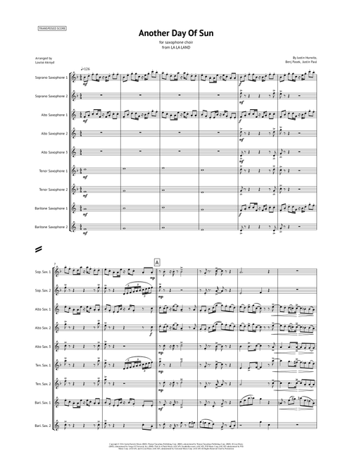 Another Day Of Sun (Arr. Louise Akroyd) - La La Land Cast (Woodwind Ensemble)