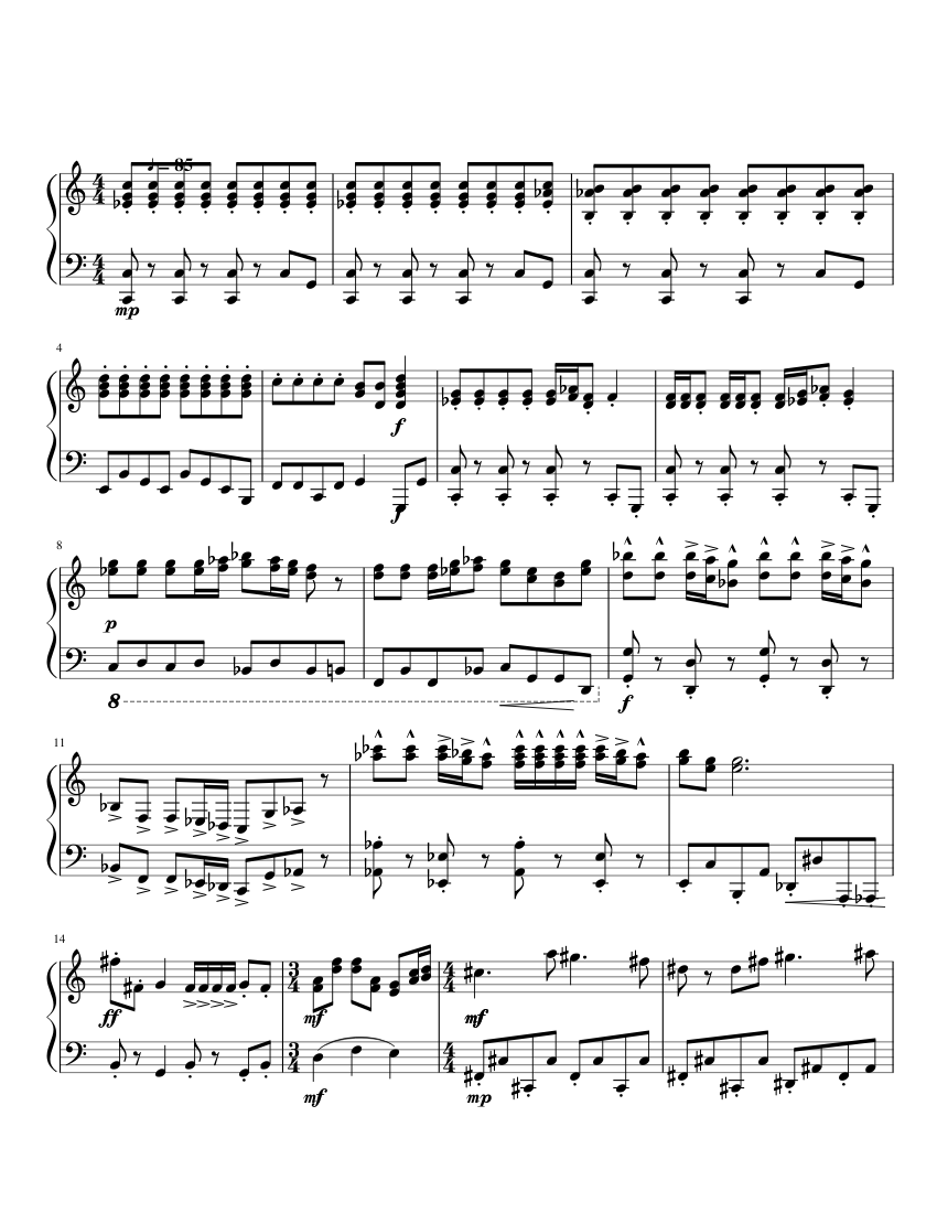 This is Halloween piano tutorial