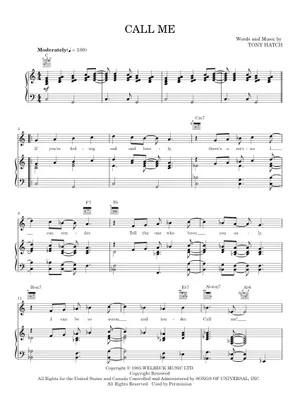 Callmeesloo Play Official version of Call Me Sheet Music by Astrud Gilberto ...