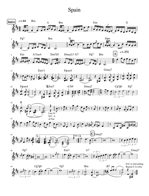 Spain: Tenor Sax