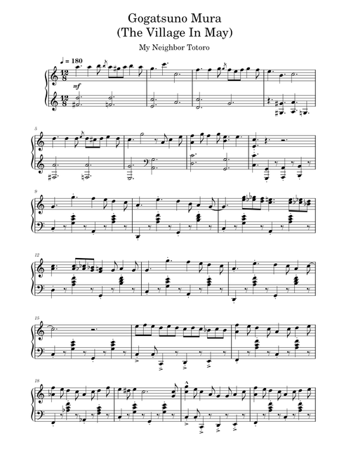 The Village In May – Joe Hisaishi