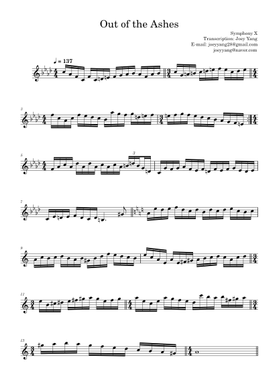 Free Symphony X sheet music | Download PDF or print on MuseScore.com