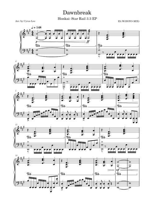 Proi Proi/Dawnbreak (拂晓) – HOYO-MiX