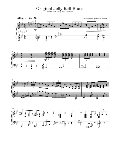 Original Jelly Roll Blues – Jelly Roll Morton