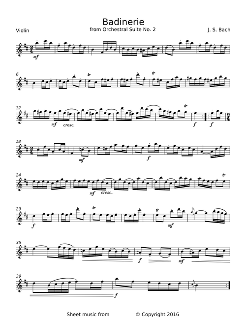 Badinerie - Johann Sebastian Bach