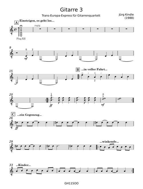 Gitarre 3 - Jürg Kindle