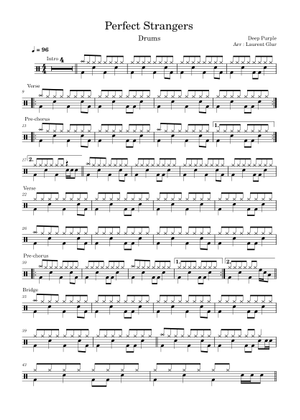 Play Official version of Perfect strangers Sheet Music by Deep