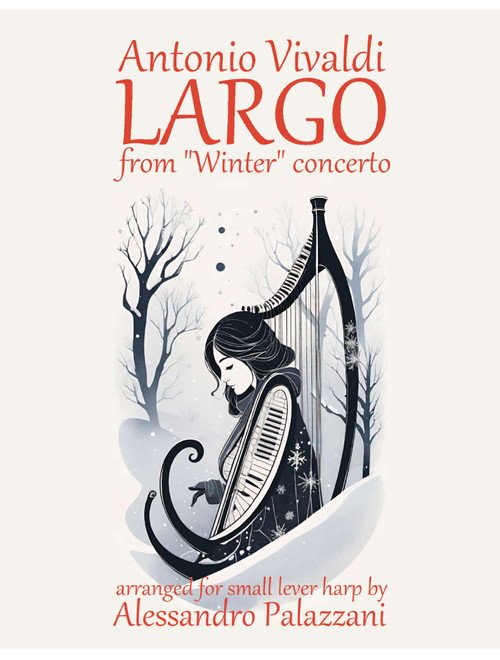 Largo from Winter concerto - for small lever harp (Arr. Alessandro Palazzani) - Antonio Vivaldi (Harp)