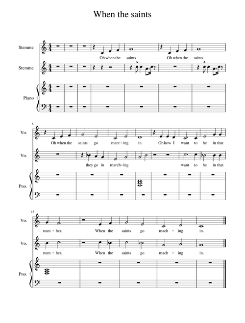 When the saints go marching in – Louis Armstrong