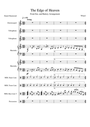 Play Official version of The edge of heaven Sheet Music by Wham