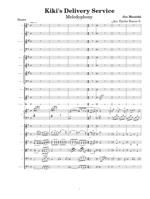Kikis Delivery Melodyphony – Joe Hisaishi