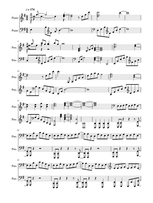 You Say Run Boku no Hero Academia OST Fonzi M Sheets Ver