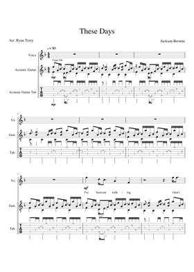 Free Jackson Browne sheet music | Download PDF or print on