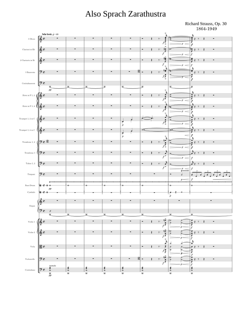 Also sprach Zarathustra, Op. 30 - Richard Strauss