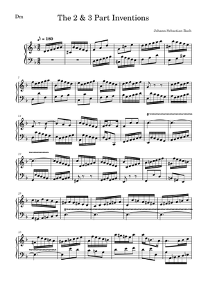 Invenzioni A Due Voci Per Pianoforte - Spartito Musicale Per Esercitazioni - Foto 12