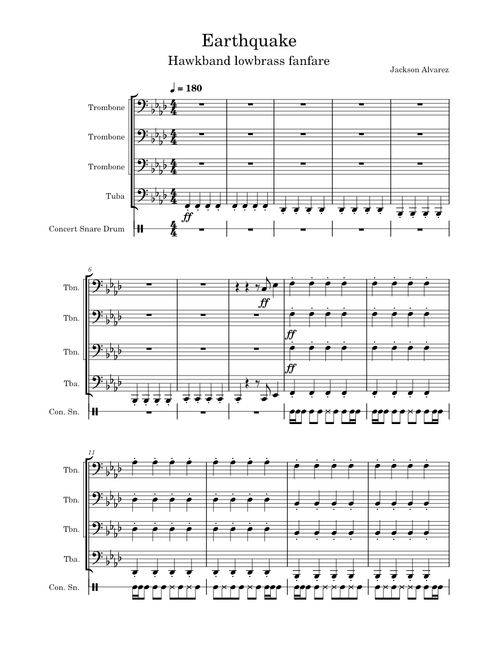 Earthquake Tuba Fanfare – Martin Miller Earthquake