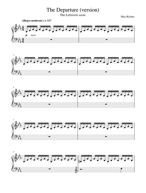 Max Richter - The Departure (The Leftovers score)