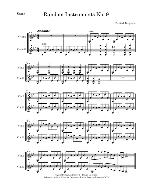 Random Instruments No. 9