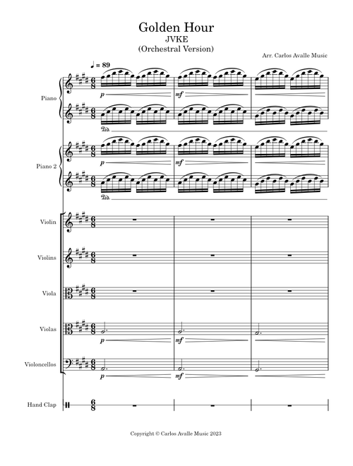 Golden Hour – JVKE (Orchestral Version)