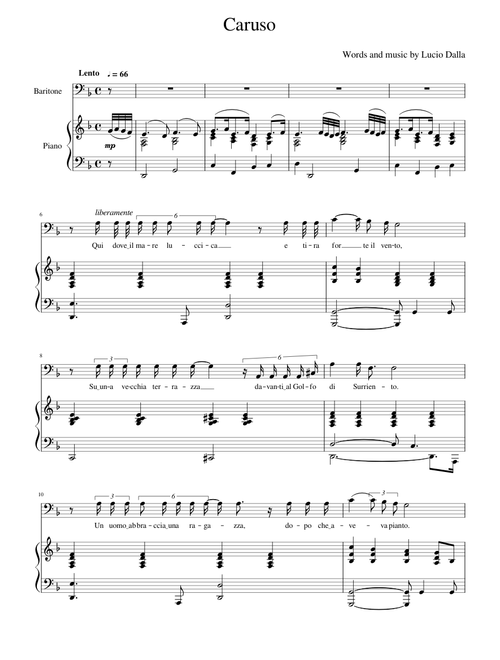 Caruso in D minor