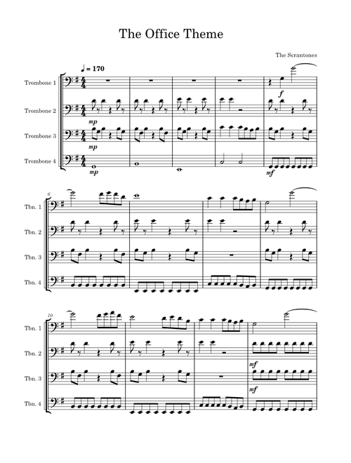 The Office Theme – Scrantones
