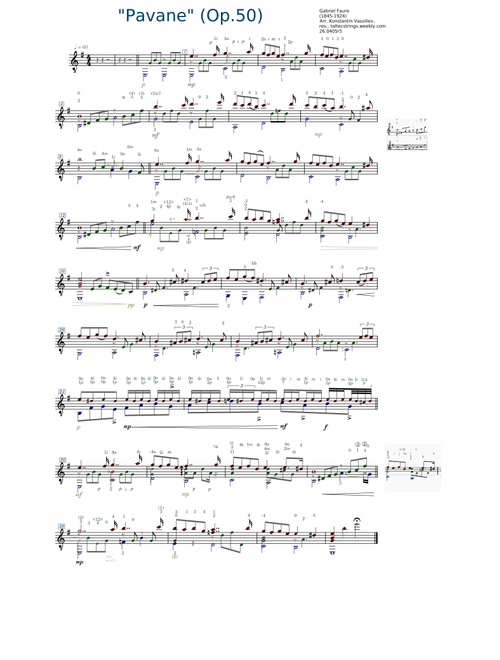 Pavane, Op.50 – Gabriel Fauré