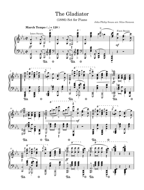 The Gladiator – John Philip Sousa arr. Stenson