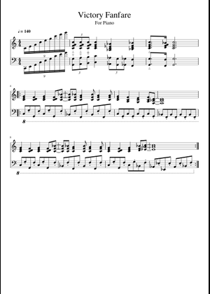 Final Fantasy IV Piano Collection Sheet Music for Piano (Solo