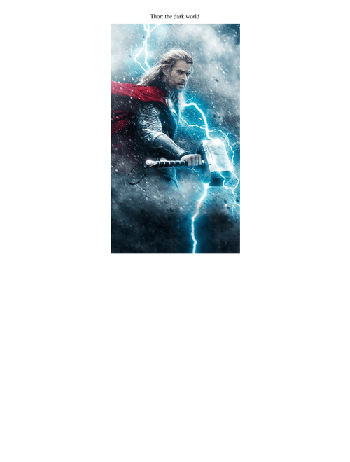 Thor: the dark world main theme