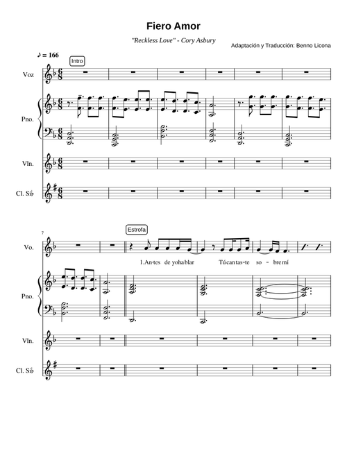 Reckless Love - Cory Asbury (Fiero Amor)