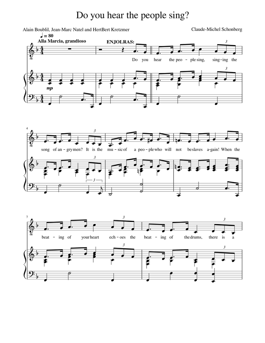 What Is “Do You Hear the People Sing?”?