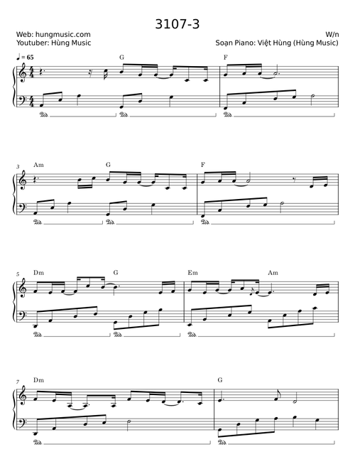 3107-3 - Đức Quỳnh;Việt Hùng;(Hùng Music)