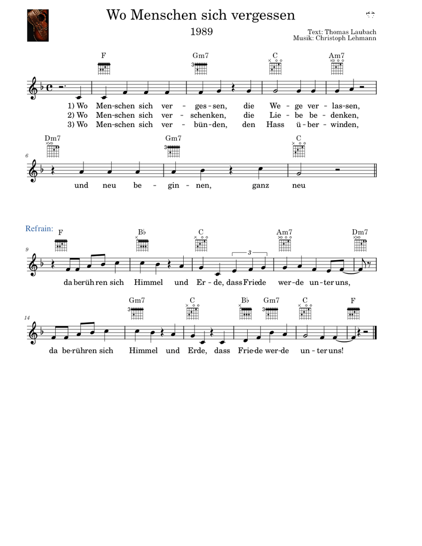 Wo Menschen Sich Vergessen Noten The Timeless Sheet Music Every Pianist Searches For - eub27o8