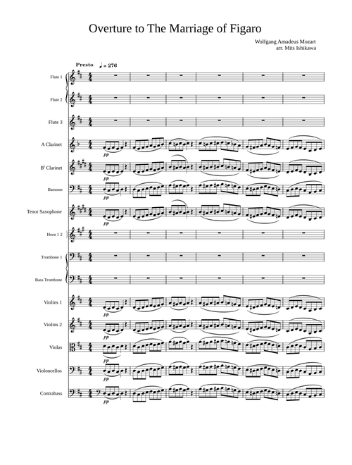 Overture to The Marriage of Figaro