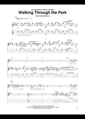 Play Official version of Still got the blues Sheet Music by