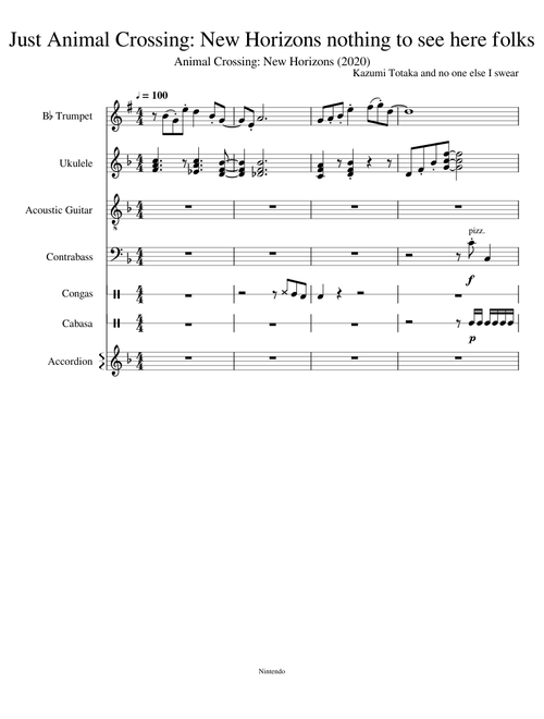 Animal Crossing New Horizons Main Theme nothing weird here move along