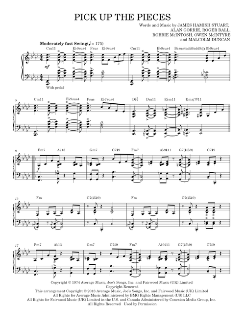 Pick up the pieces - Average White Band (Piano Solo)