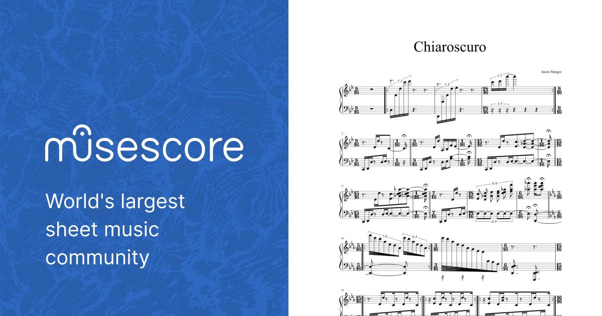 Chiaroscuro Sheet music for Piano (Solo) | Musescore.com Chiaroscuro Sheet music for Piano (Solo) | Musescore.com