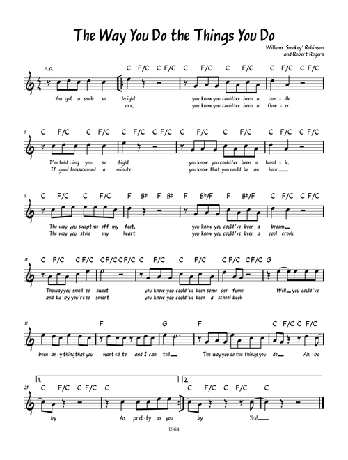 The way you do the things you do – The Temptations