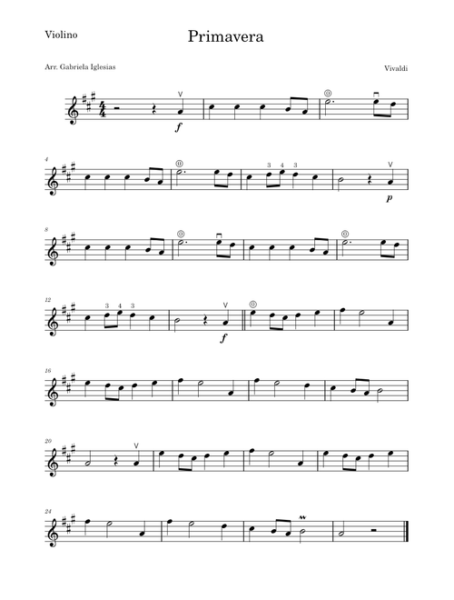 La Primavera – Antonio Vivaldi