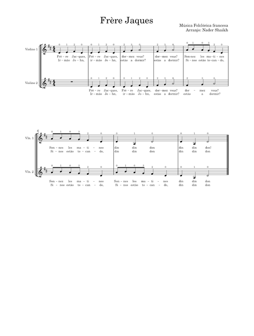 Frere jacques – Misc Traditional Frère Jacques