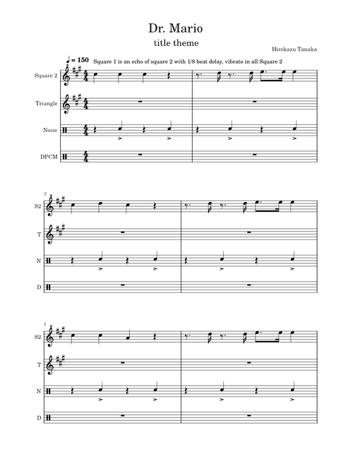 Dr. Mario – Hirokazu Tanaka title theme