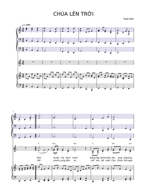 Chúa Lên Trời – Hoài Đức