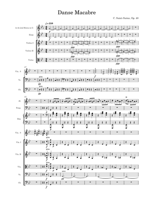 Danse macabre, Op.40 – Camille Saint-Saëns
