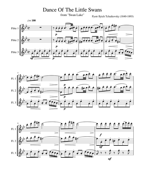 Dance Of The Little Swans