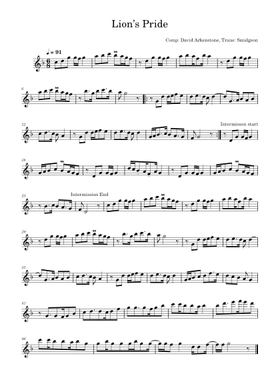 Free Lion's Pride by David Arkenstone sheet music | Download PDF