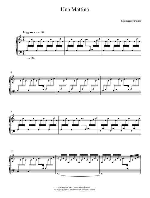 Una Mattina - Ludovico Einaudi (Educational Piano)