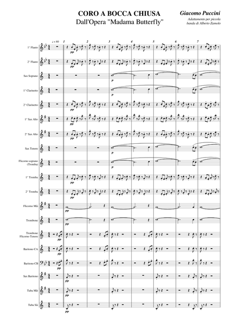 Coro a bocca chiusa - Giacomo Puccini