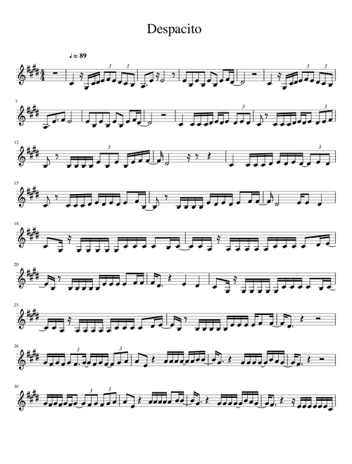 Despacito trumpet
